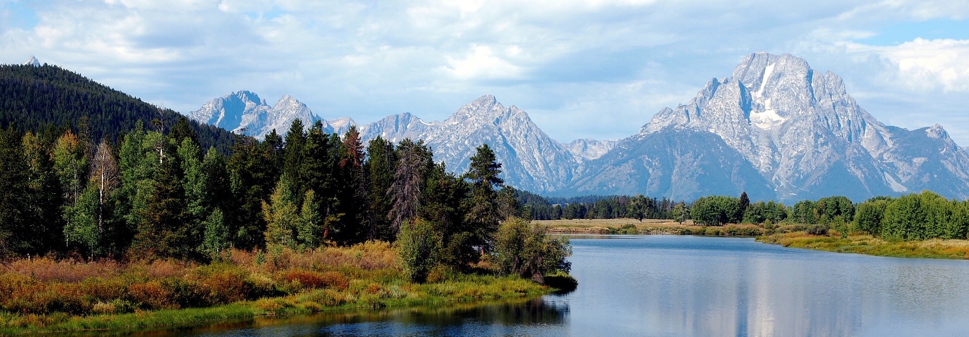 Wyoming Teton mountains and river