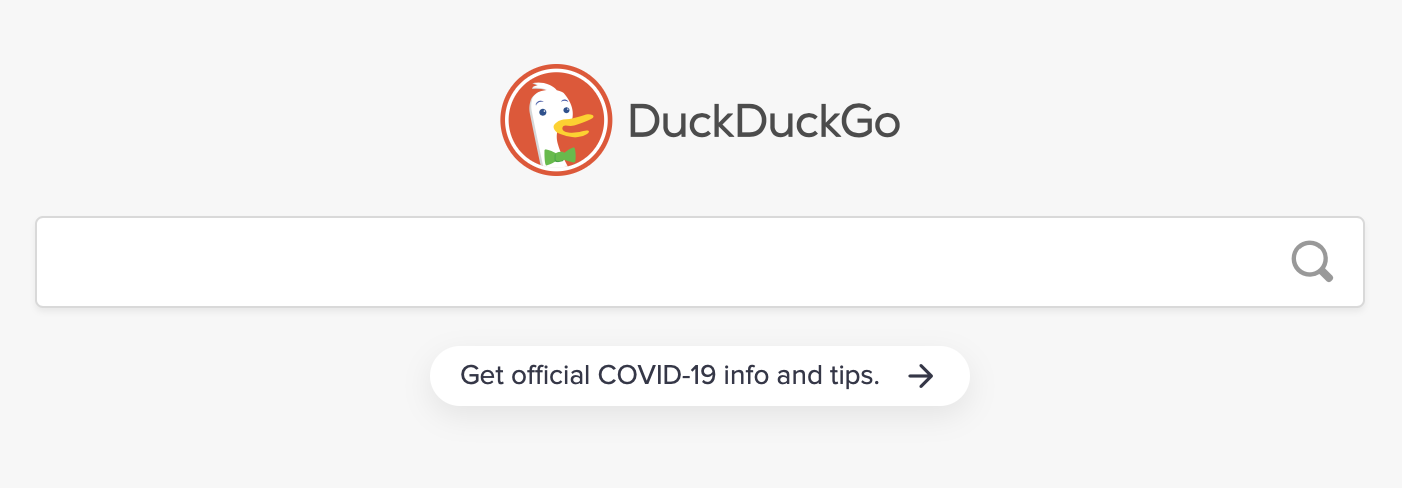 duckduckgo search screen